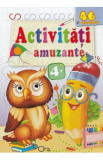 Activitati amuzante. Bufnita 46 autocolante 4 ani+