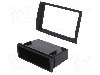 Rama adaptoare, 2 DIN, Citro&euml;n, Fiat, Peugeot, black/rubber-touch, ACV - 291094-18-0