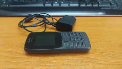 Telefon mobil Nokia 110, Dual SIM, Black + INCARCATOR foto