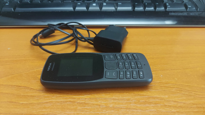 Telefon mobil Nokia 110, Dual SIM, Black + INCARCATOR