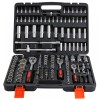 Trusa Scule Profesionala Auto Moto Velo 171 Piese Crom Vanadium, Chei Tubulare, Clichet, Biti Torx, Imbusuri, Extensii