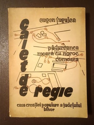 Eugen Țugulea (dedicație / autograf) - Caiet de regie: Pădureanca, Moara cu noroc, Comoara (1969) foto
