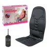 Husa Scaun Auto/Birou cu Masaj si Incalzire JB-100B, 5 Moduri, 3 Intensități, Negru + Adaptor Auto