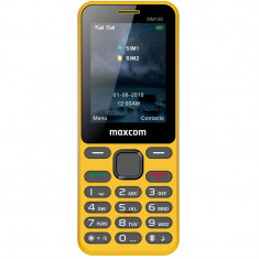 Telefon mobil MaxCom MM139 Dual Sim Yellow foto