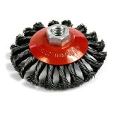 Perie sarma tip cupa Strend Pro TCB-504, 100 mm, M14x2, otel rasucit