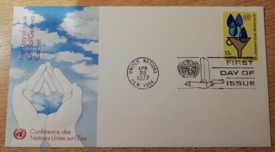 B14 - FDCS - Natiunile Unite - Conferinta pentru apa - 1977 foto