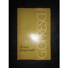 GEORGE OPRESCU - SCRIERI DESPRE ARTA (1966)