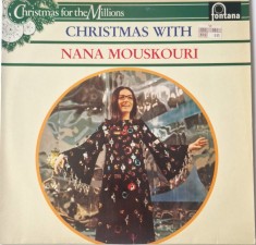 Nana Mouskouri &lrm;&ndash; Christmas With Nana Mouskouri _ NM / NM vinil, LP, disc muzica de Sarbatori, de Craciun _ Fontana, Olanda