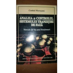 Analiza si controlul sistemului tranzitiei de faza- Costica Morosanu