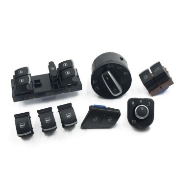 Set Complet Butoane Cromate Vw Passat B6 foto