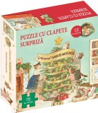 Cumpara ieftin Craciunul Familiei Motanila. Carte + Puzzle Cu Clapete Surpriza, Lucy Brownridge - Editura DPH