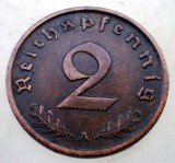 2.997 GERMANIA 2 REICHSPFENNIG 1937 A, Europa, Bronz
