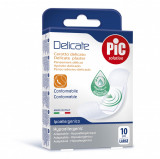 Plasturi piele sensibila Pic Solution Delicate 25x72mm cu solutie antibacteriana 10 buccut