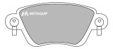 MOTAQUIP LVXL997 set placute frana,frana disc
