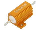 Rezistor bobinat 1,5k&Omega; 25W &plusmn;1% cu radiator pentru lipit