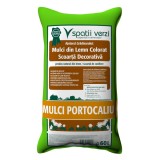 Mulci gradina / scoarta decorativa de copac, Spatii verzi, portocaliu, 60L