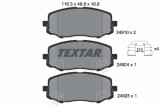 Set placute frana TEXTAR 2491001