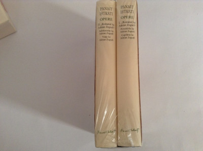 PANAIT ISTRATI- OPERE, 2 VOLUME CICLUL ZOGRAFI EDITURA ACADEMIEI, 2019 foto