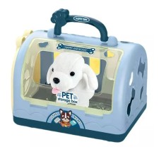 Set catelus cu cusca si accesorii doctor