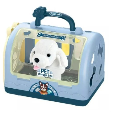 Set catelus cu cusca si accesorii doctor foto