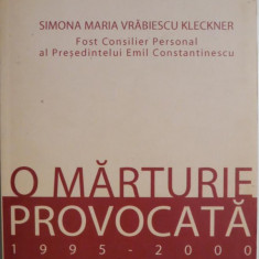 O marturie provocata (1995-2000) – Simona M. Vrabiescu Kleckner