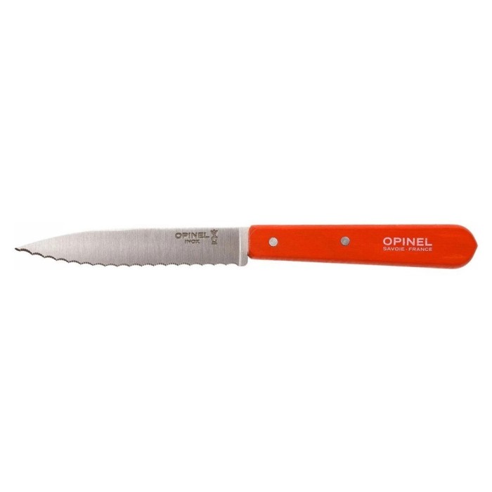 Cutit cu lama serata N&deg;113, inox, 10cm, &quot;Les Essentiels&quot;, Mandarin - Opinel