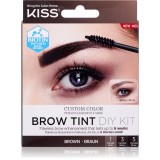 KISS Brow Tint DIY Kit culoare pentru sprancene culoare Brown 20 ml