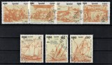 Cambodgia 1991: Descoperirea Americii - Aniversare 500 Ani, Serie Completa, Timbre Straine