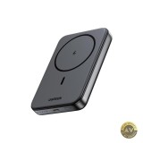 Baterie Externa Wireless UGREEN PB561 10000mAh 20W PD + FQI 1 x QI - 1 x USB-C Neagra