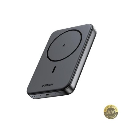 Baterie Externa Wireless UGREEN PB561 10000mAh 20W PD + FQI 1 x QI - 1 x USB-C Neagra foto