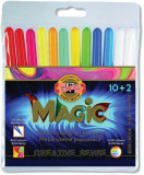 Carioci Magic 10+2 culori/set Koh-I-Noor