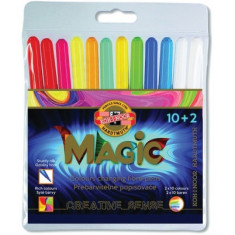 Carioci Magic 10+2 culori/set Koh-I-Noor