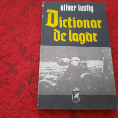 DICTIONAR DE LAGAR - OLIVER LUSTIG RF7/1