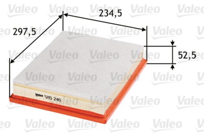 VALEO 585246 Filtru aer foto