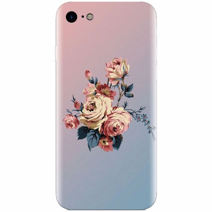 Husa silicon pentru Apple Iphone 5 / 5S / SE, Roses Husa silicon pentru Apple Iphone 5 / 5S / SE, Roses
