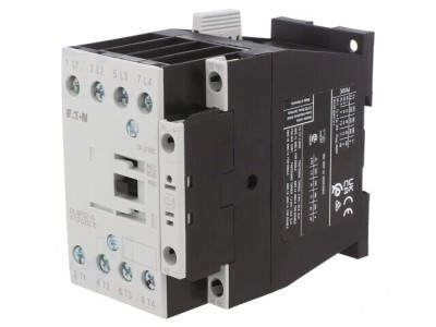 Contactor 4P NO 24VDC 18A DIN DILMP32-10 foto