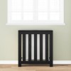 VidaXL Husă pentru radiator Negru de stejar 78x20x82 cm Lemn prelucrat