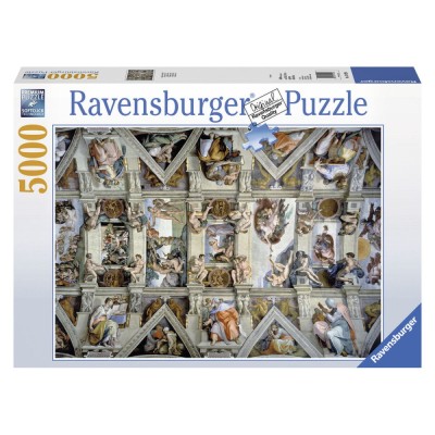 Puzzle Ravensburger 17429 The Sistine Chapel - Michelangelo 5000 Piese foto