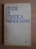 G. I. Tohaneanu - Studii de stilistica eminesciana