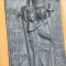 Tablou vintage romano-catolic cu Sfanta Fecioara Maria 1976 Austria