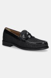 BOSS mocasini Lycia femei, culoarea negru, cu toc plat, 50536338