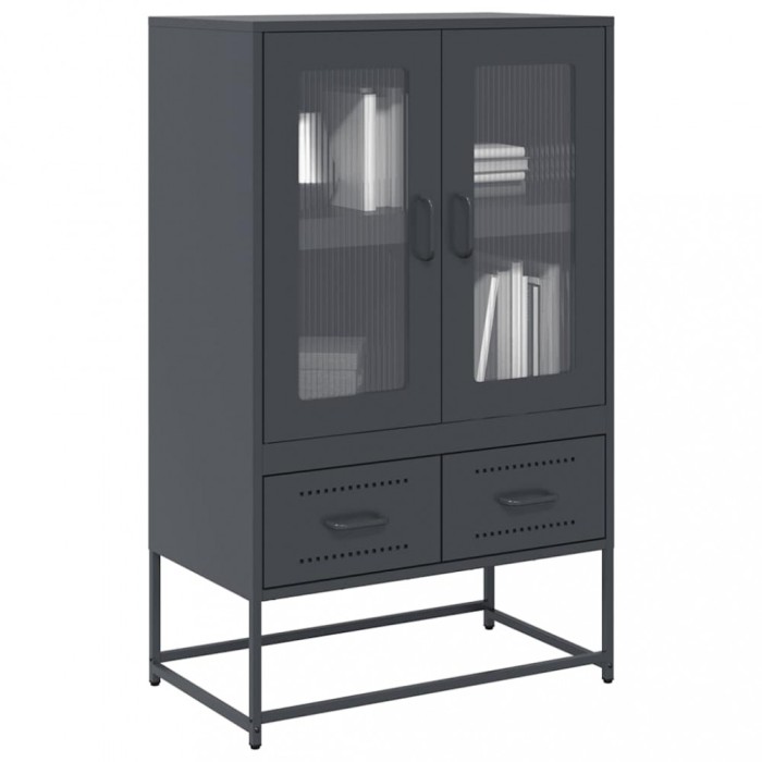 Gossi dulap inalt, antracit, 68x39x111,5 cm, otel