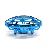 Drona OZN - jucarie pentru copii zburatoare - LED, cu acumulator - 11 x 11 x 4 cm