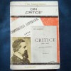 DIN CRITICE - TITU MAIORESCU - LYCEUM - Studii Literare, Carte
