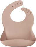 Cumpara ieftin Baveta Basic Bib Minikoioi, 100% Premium Silicone &acirc;&euro;&ldquo; Bubble Beige