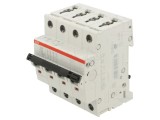 &Icirc;ntrerupător de supracurent ABB MCB 25A, 4 poli, 6kA, 230/400VAC