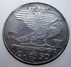 2.311 ITALIA WWII VITTORIO EMANUELE III 50 CENTESIMI 1939 USOR MAGNETICA EROARE, Europa