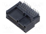 Conector carduri 90&deg; THT 36 PIN SAMTEC pentru PCB