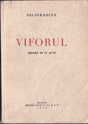 Barbu Stefanescu Delavrancea - Viforul foto