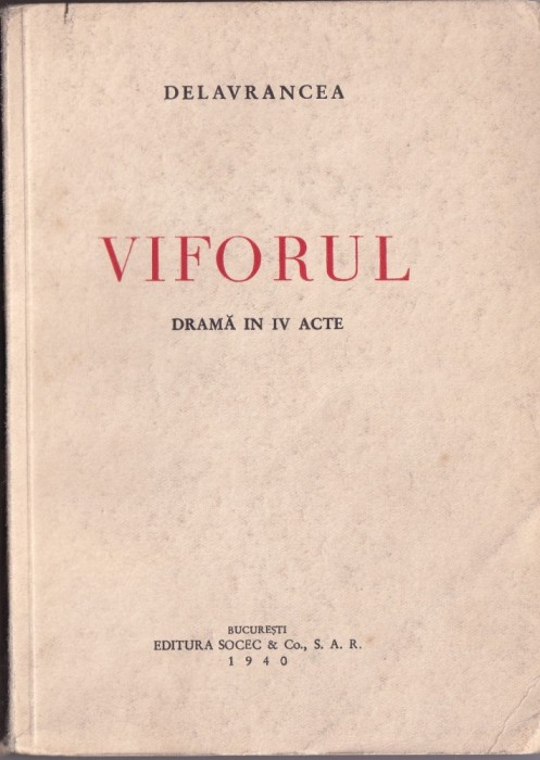 Barbu Stefanescu Delavrancea - Viforul